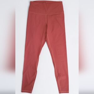 Everlane ReNew High-waisted Peformance Leggings In Rust |Gym Yoga| Women's Large